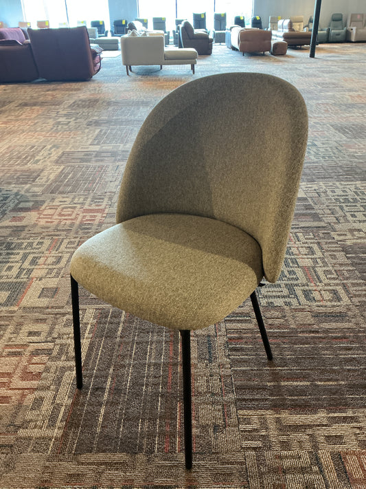 Connubia - Tuka Mid Chair (Black Frame, Taupe Seat)