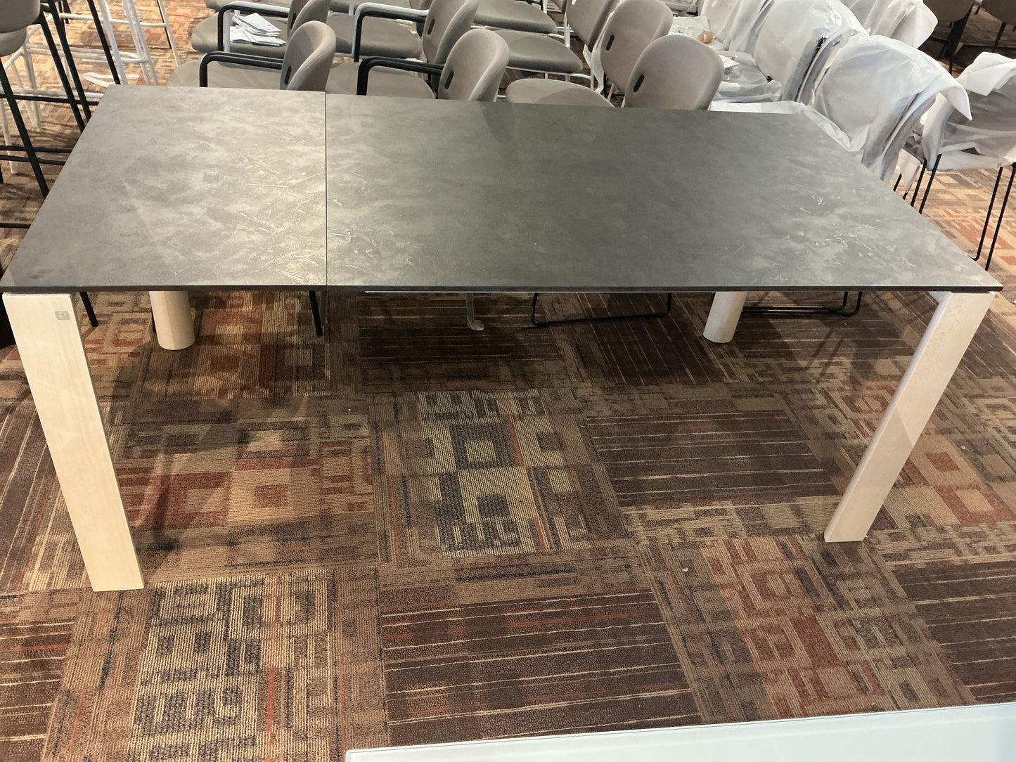 Connubia - Dorian Extendable Table (Beech Base/ Oxides Bronze Top)