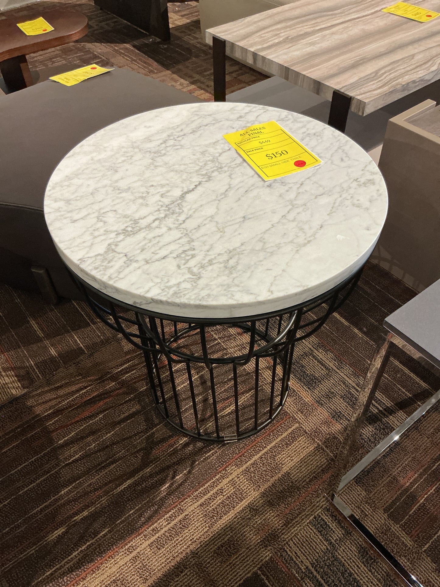 EQ3 - Small Marble Side Table