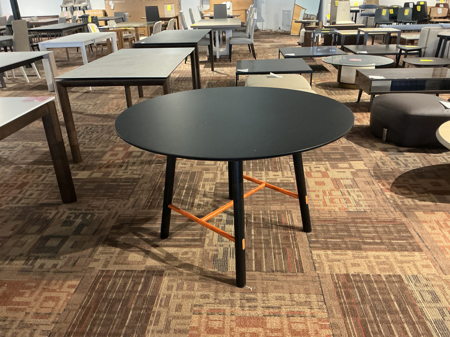 Connubia - Yo! Table (Graphite Top/Orange Base)