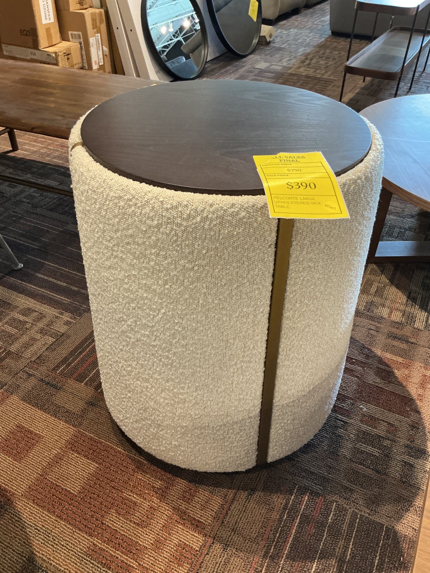 Pelcorte - Upholstered Side Table