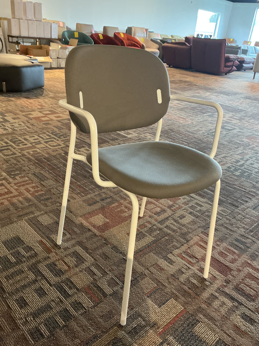 Connubia - Yo! Chair W/ Arm (White Frame, Taupe Seat)