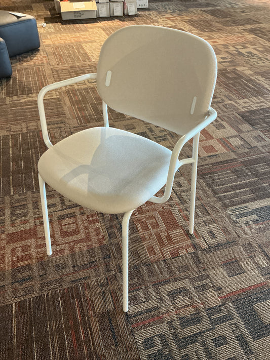 Connubia - Yo! Chair W/ Arms (White Frame, Sand Seat)