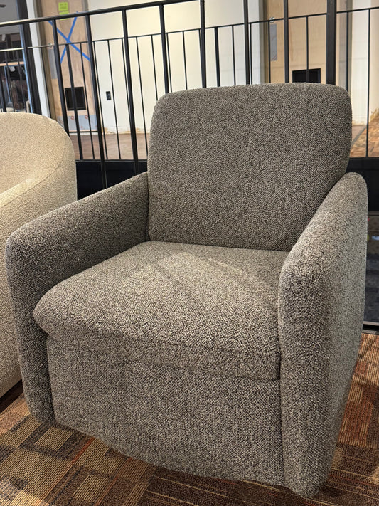 Incanto - Troy Swivel Armchair (Charcoal)