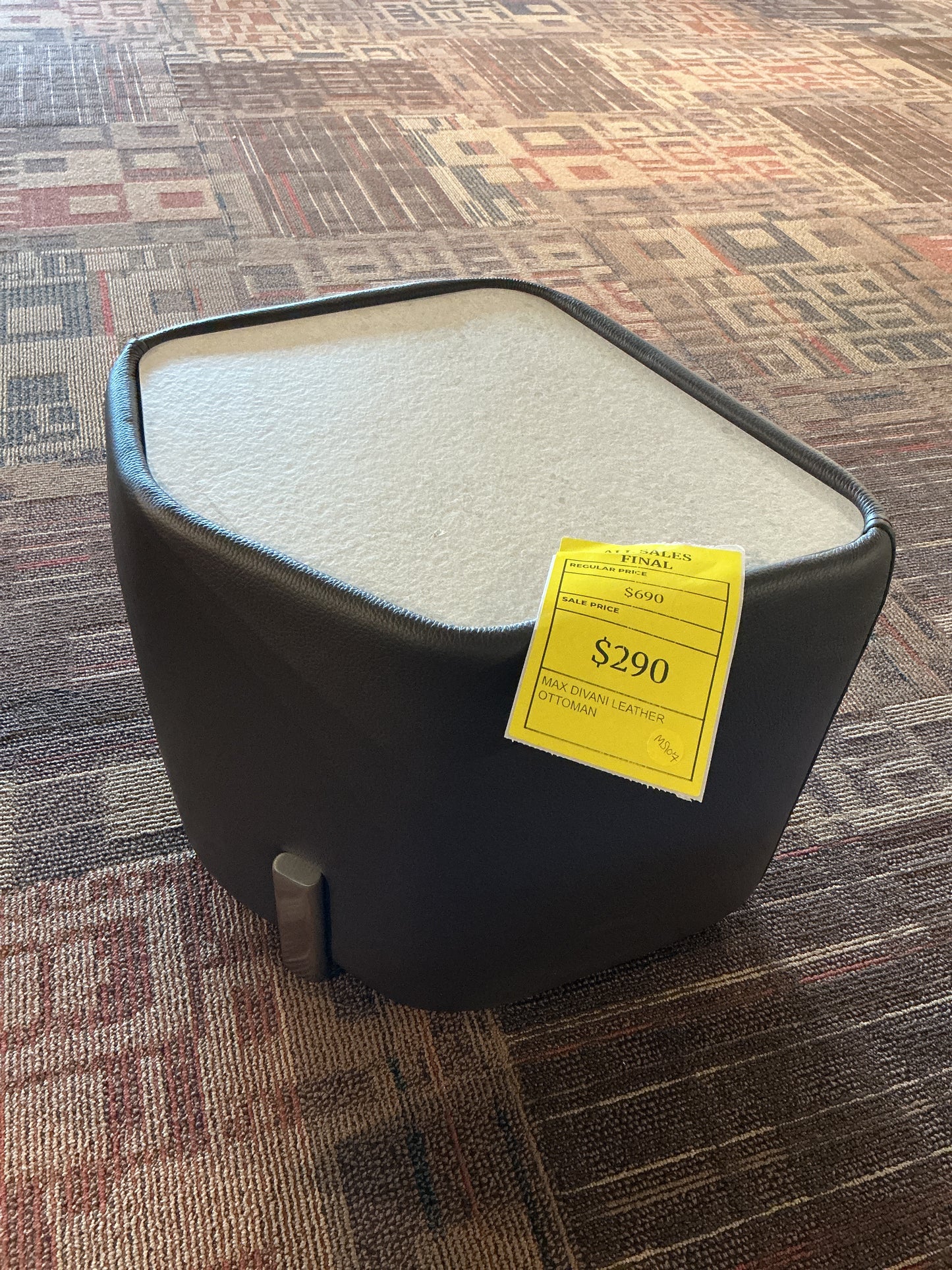 Max Divani - Leather Ottoman