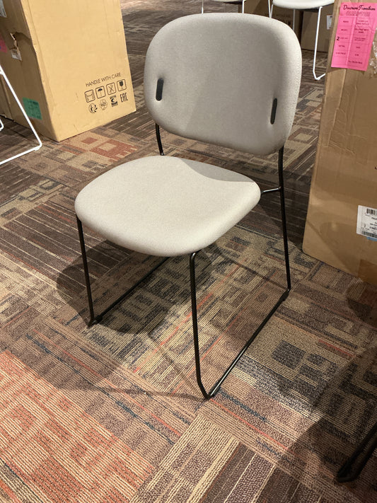 Connubia - Yo! Chair (Black Frame, Taupe Seat)