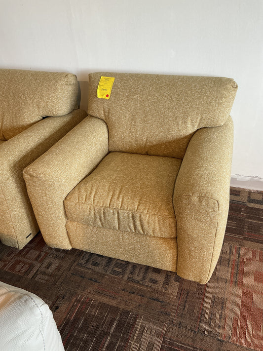 Natuzzi Editions - Oversized Fabric Swivel Chair