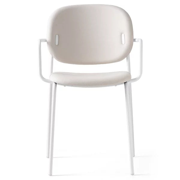 Connubia - Yo! Chair W/ Arms (White Frame, Sand Seat)