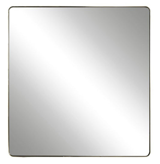 Universal - Modern Square Accent Mirror (Brushed Brass)
