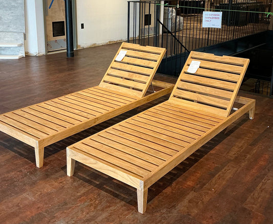 Monday - Teak Chaise Lounge Chair