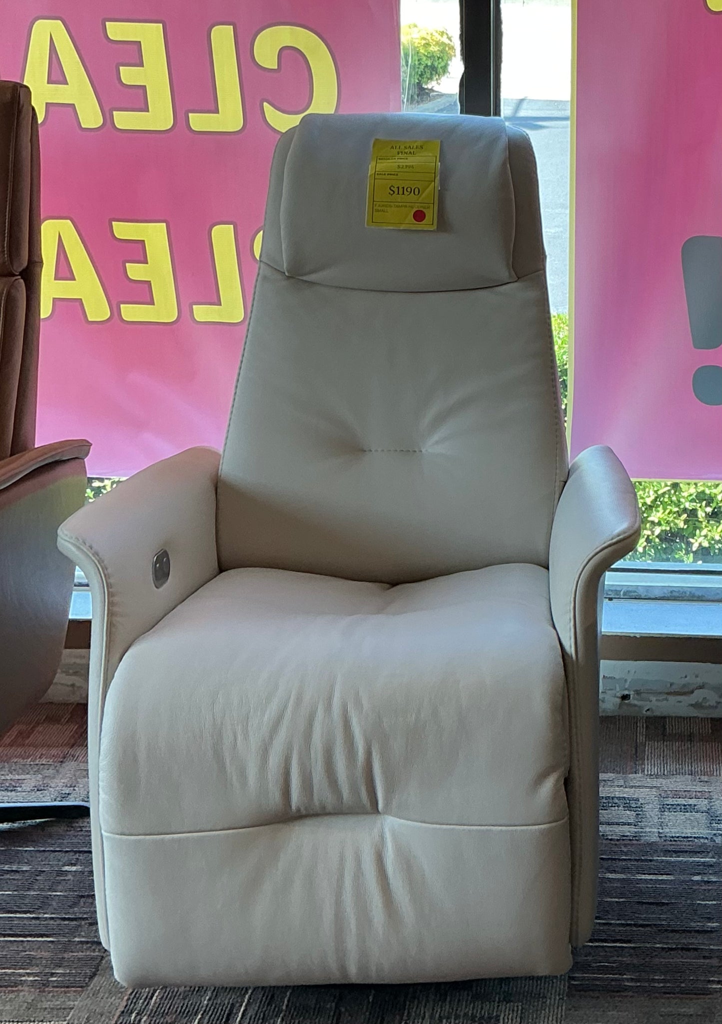 Fjords - Tampa Recliner Small (Ivory)