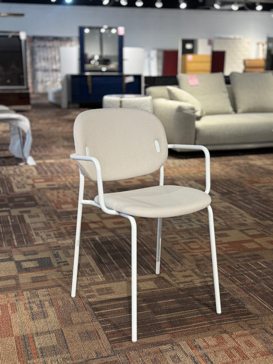 Connubia - Yo! Chair W/ Arms (White Frame, Sand Seat)