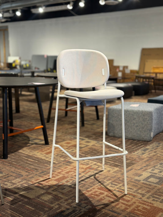 Connubia - Yo! Barstool (White Frame, Sand Seat)