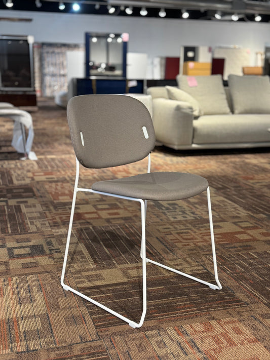 Connubia - Yo! Chair (White Frame, Taupe Seat)