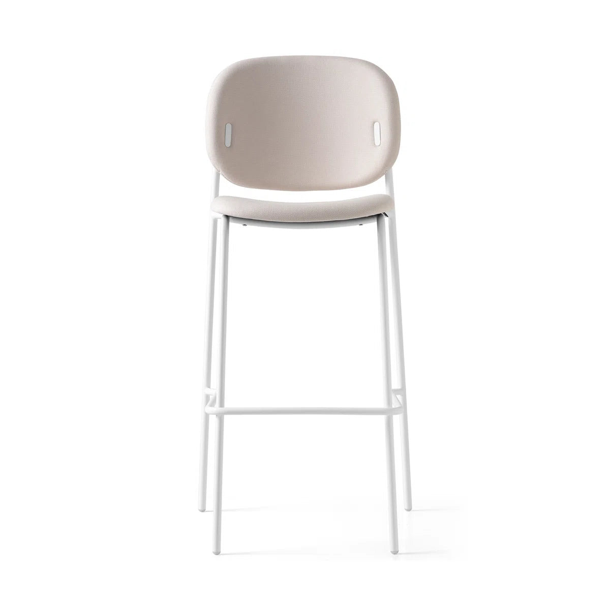 Connubia - Yo! Barstool (White Frame, Sand Seat)