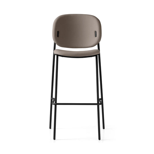 Connubia - Yo! Barstool (Black Frame, Taupe Seat)