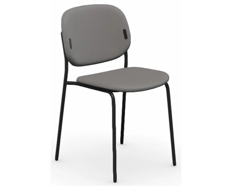 Connubia - Yo! Chair (Black Frame, Taupe Seat)