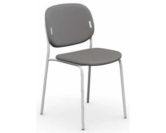 Connubia - Yo! Chair (White Frame, Taupe Seat)